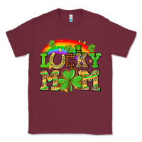 Burgundy One lucky mom St. Patricks Day Classic Tee - Neo Western