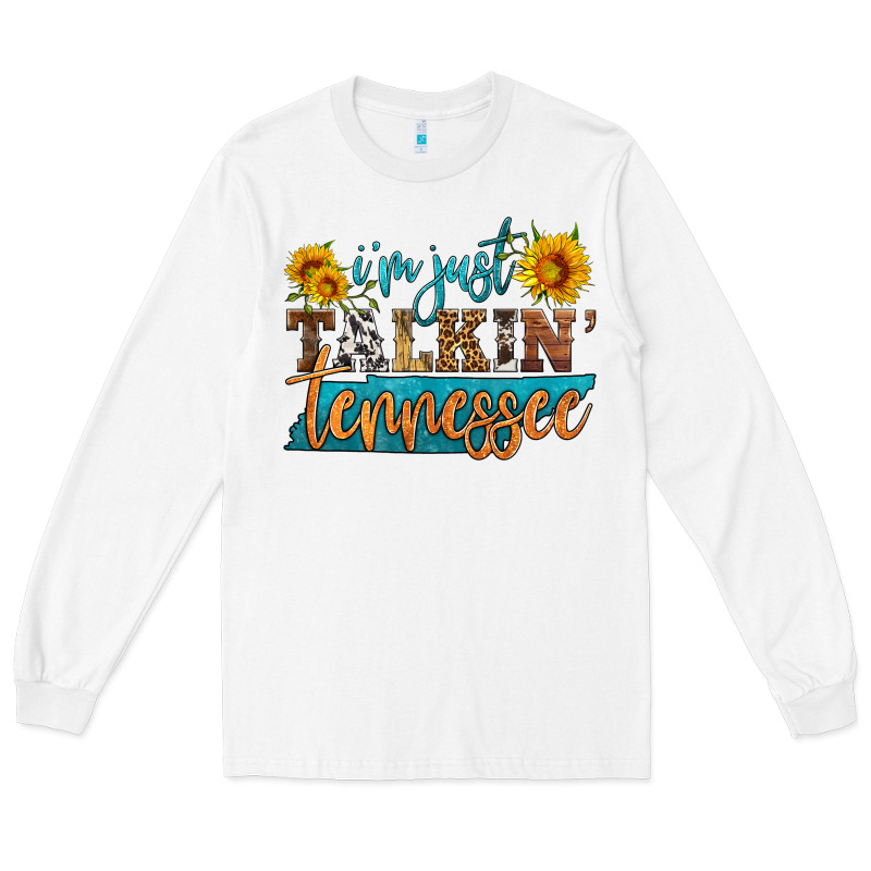 I'm Just Talking Tennessee Long Sleeve Tee by HRA Design Shop | Teevron