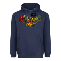 Navy dialysis nurse kidney juneteenth Heavyweight Hoodie - NancyCooperArtShop