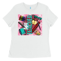 White teacher Ladies Tee - AdoDesignShop