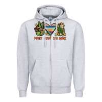 Peace Love San Judas Zipper Hoodie | Teevron