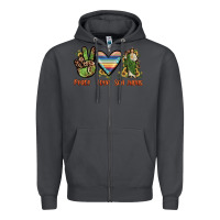 Smoke peace love san judas Zipper Hoodie - JahusDesignShop