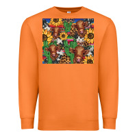 Carrot western cactus sunflower highlands cow Premium Sweatshirt - BarkalooDesign