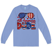 Colony Blue All American dude Long Sleeve Tee - Neo Western