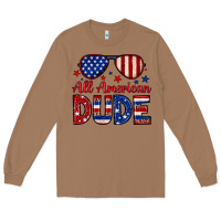Toasted Coconut All American dude Long Sleeve Tee - Neo Western