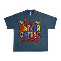 Midnight Navy hey batter batter swing softball Urban Heavy Tee - Zillion Design Studio