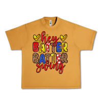 Hey Batter Batter Swing Softball Urban Heavy Tee | Teevron