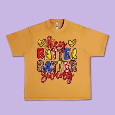 Hey Batter Batter Swing Softball Urban Heavy Tee Designed By Zillion Design Studio