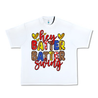 White hey batter batter swing softball Urban Heavy Tee - Zillion Design Studio