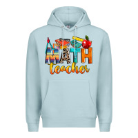 Blue Mist math teacher Premium Hoodie - NancyCooperArtShop