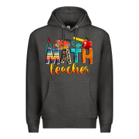 Charcoal Heather math teacher Premium Hoodie - NancyCooperArtShop