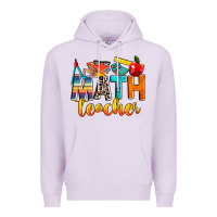 Lilac math teacher Premium Hoodie - NancyCooperArtShop