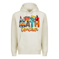 Oatmeal Heather math teacher Premium Hoodie - NancyCooperArtShop