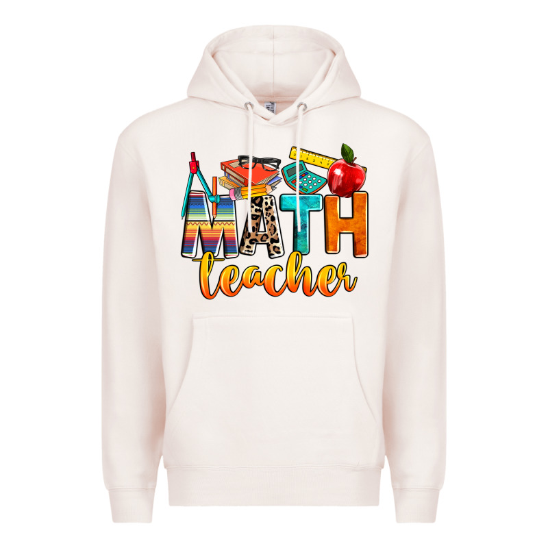 Math Teacher Premium Hoodie by NancyCooperArtShop | Teevron