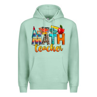 Seafoam math teacher Premium Hoodie - NancyCooperArtShop