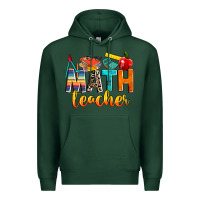 Sports Green math teacher Premium Hoodie - NancyCooperArtShop