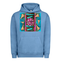Pigment Pebble Blue cheer mom Urban Hoodie - LillyAllenDesigns