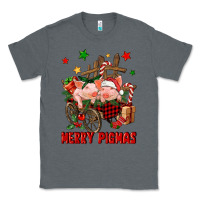Charcoal Heather merry pig mas Classic Tee - FaDigitalArtStudio