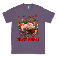Lavender merry pig mas Classic Tee - FaDigitalArtStudio