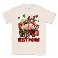 Natural merry pig mas Classic Tee - FaDigitalArtStudio
