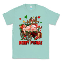 Seafoam merry pig mas Classic Tee - FaDigitalArtStudio