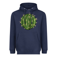 Navy cactus Heavyweight Hoodie - BarkalooDesign