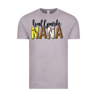 Vintage Zinc ballpark nana with leopard Vintage Tee - texasbilliewilder