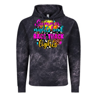 Cloud Black summer nights and race track lights Vintage Hoodie - JahusDesignShop