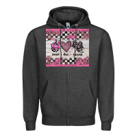 Charcoal Heather peace love racing Zipper Hoodie - JahusDesignShop