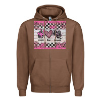Chestnut peace love racing Zipper Hoodie - JahusDesignShop
