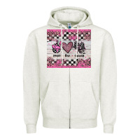 Oatmeal Heather peace love racing Zipper Hoodie - JahusDesignShop