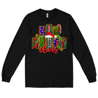 Black Christmas big daddy claus Long Sleeve Tee - FaDigitalArtStudio