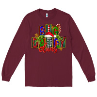 Burgundy Christmas big daddy claus Long Sleeve Tee - FaDigitalArtStudio