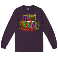 Plum Christmas big daddy claus Long Sleeve Tee - FaDigitalArtStudio