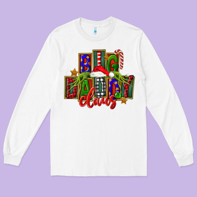 Christmas Big Daddy Claus Long Sleeve Tee Designed By Fadigitalartstudio