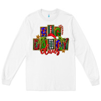 White Christmas big daddy claus Long Sleeve Tee - FaDigitalArtStudio