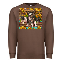 Chestnut Western Cute Hampshire Pigs Premium Sweatshirt - LillyAllenDesigns
