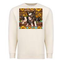 Sandshell Western Cute Hampshire Pigs Premium Sweatshirt - LillyAllenDesigns