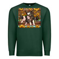 Sports Green Western Cute Hampshire Pigs Premium Sweatshirt - LillyAllenDesigns
