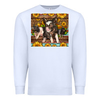 Western Cute Hampshire Pigs Premium Sweatshirt | Teevron
