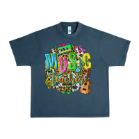 Midnight Navy music teacher Urban Heavy Tee - texasbilliewilder