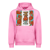 Fuchsia Pink basketball mom Urban Hoodie - LillyAllenDesigns