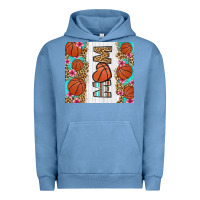 Pigment Pebble Blue basketball mom Urban Hoodie - LillyAllenDesigns