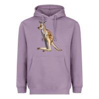Lavender baby kangaroo Heavyweight Hoodie - LillyAllenDesigns