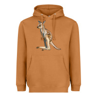 Meerkat baby kangaroo Heavyweight Hoodie - LillyAllenDesigns
