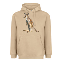 Mushroom baby kangaroo Heavyweight Hoodie - LillyAllenDesigns