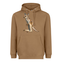 Toasted Coconut baby kangaroo Heavyweight Hoodie - LillyAllenDesigns