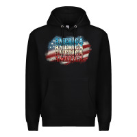 Black America america Premium Hoodie - NancyCooperArtShop