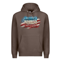 Coffee America america Premium Hoodie - NancyCooperArtShop