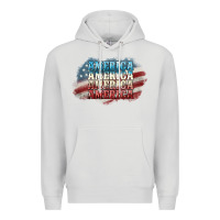 Dove Grey America america Premium Hoodie - NancyCooperArtShop